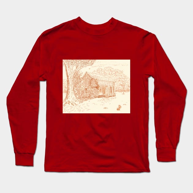 The Ellisville House Long Sleeve T-Shirt by squarepear